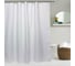 Штора для ванной комнаты Bath Plus жаккард MARIANA SILVERRAIN180x200, белый/серебро JAC1508 2