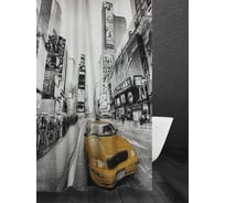 Штора для ванной комнаты Bath Plus YELLOW TAXI Нью-Йорк, 180х200 DSP3012