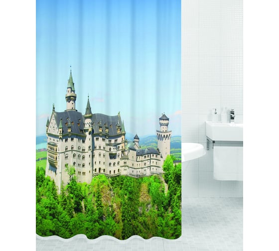 Штора для ванной комнаты Bath Plus NEUSCHAWANSTEIN Германия, 180х200 DSP3014 1