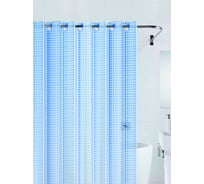 Штора для ванной комнаты Bath Plus 3D голубой, 180х200 NFD-3D-blue