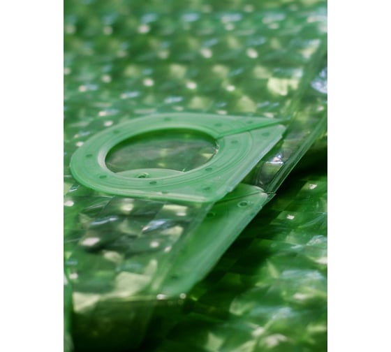 Штора для ванной комнаты Bath Plus 3D зеленый, 180х200 NFD-3D-green