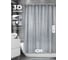 Штора для ванной комнаты Bath Plus 3D прозрачный, 180х200 NFD-3D-clear 2