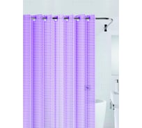 Штора для ванной комнаты Bath Plus 3D фиолетовый, 180х200 NFD-3D-purple