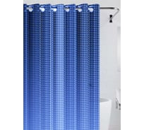 Штора для ванной комнаты Bath Plus 3D синий, 180х200 NFD-3D-dark blue