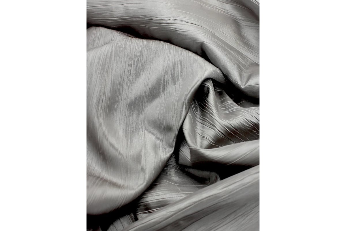 Штора для ванной комнаты Bath Plus Органза двухслойная, 180х200, серый ...