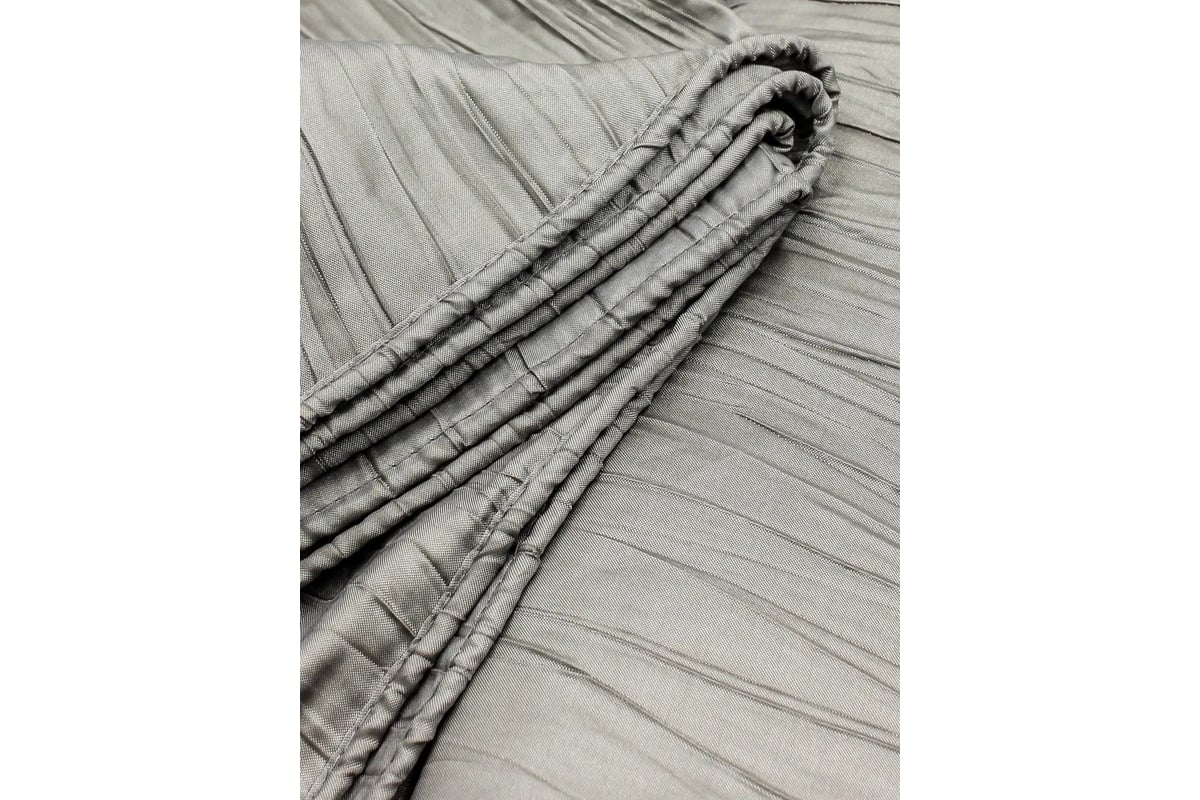 Штора для ванной комнаты Bath Plus Органза двухслойная, 180х200, серый ...