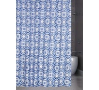 Штора для ванной комнаты Bath Plus 180х200 Circle Blue ch15080