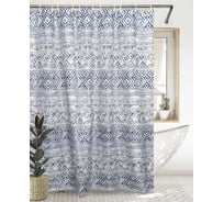 Штора для ванной комнаты Bath Plus 180х200 Etno2 blue ch1867