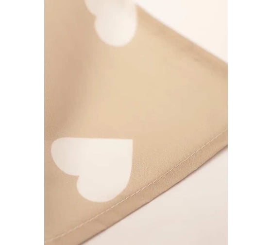 Штора для ванной комнаты Bath Plus 180х200 Hearts бежевый ch14164