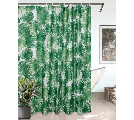 Штора для ванной комнаты Bath Plus 180х180 Jungle palm ch15163