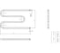 Полотенцесушитель MIXLINE SIMPLE М 60x60 1'' ПОЛИМЕР 557096 2