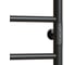 Полотенцесушитель MIXLINE VEGA 80x50 таймер, 318Вт, 5 перекладин + ПОЛКА электрический ГРАФИТ 557654 4