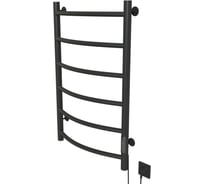 Полотенцесушитель MIXLINE CAPELLA 80x50 таймер, 253 Вт, 6 перекладин электрический ГРАФИТ 557647