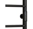 Полотенцесушитель MIXLINE MIRA 60x50 таймер, 251Вт, 3 перекладины + ПОЛКА электрический ЧЕРНЫЙ 557158 3