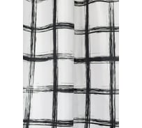 Штора для ванной комнаты Bath Plus 180х200 Squares black ch18116