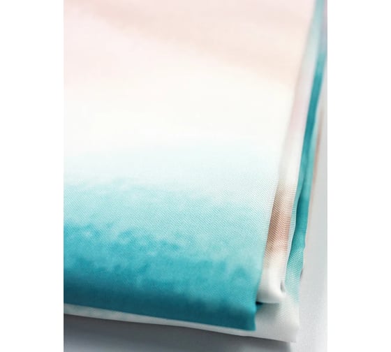 Штора для ванной комнаты Bath Plus 180х180 Multicolor lines green ch21021