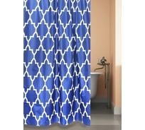 Штора для ванной комнаты Bath Plus 180х180 Net Navy blue ch15182