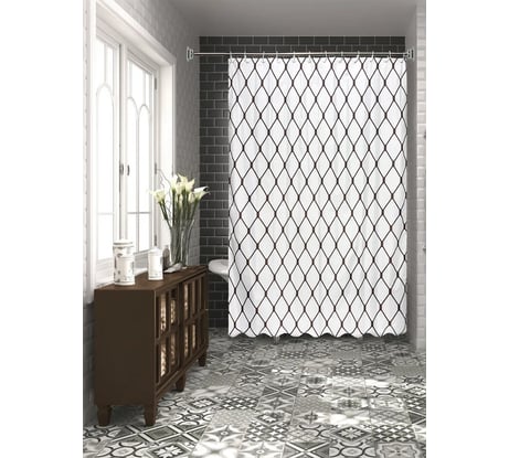 Штора для ванной комнаты Bath Plus 180х180 NET Сетка ch14107/1