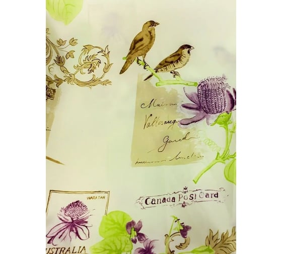 Штора для ванной комнаты Bath Plus 180х180 Paradise birds ch15021