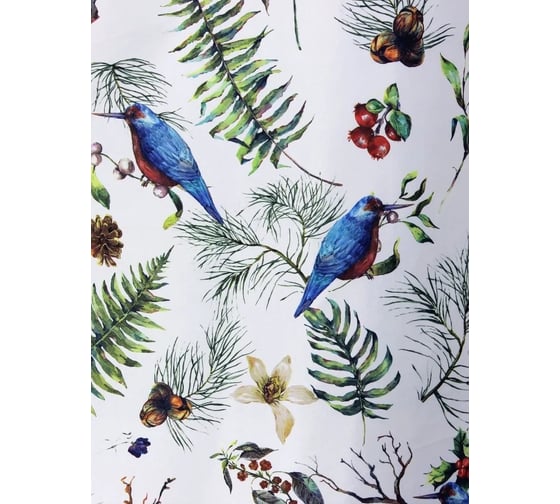 Штора для ванной комнаты Bath Plus 180х180 Branches of Bird мульти ch-21272