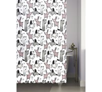 Штора для ванной комнаты Bath Plus 180х180 CUTE PUPPY мульти ch-21296