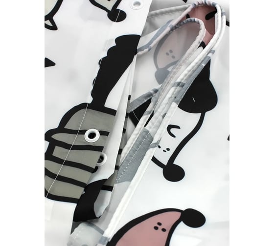 Штора для ванной комнаты Bath Plus 180х180 CUTE PUPPY мульти ch-21296