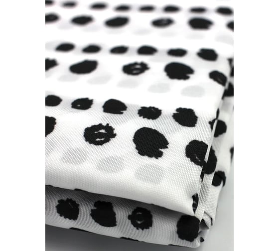Штора для ванной комнаты Bath Plus 180х180 Dots Rhythm black ch-21302