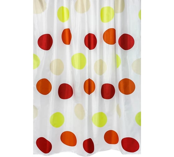 Штора для ванной комнаты Bath Plus 180х180 FANCY DOTS multi ch-21286