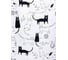 Штора для ванной комнаты Bath Plus 180х180 Little Black Cat бело-черный ch-12256 5