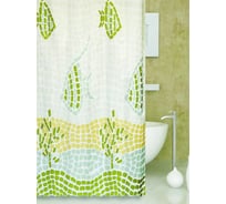 Штора для ванной комнаты Bath Plus 180х180 OCEAN MOSAIC зеленый ch-1230/1