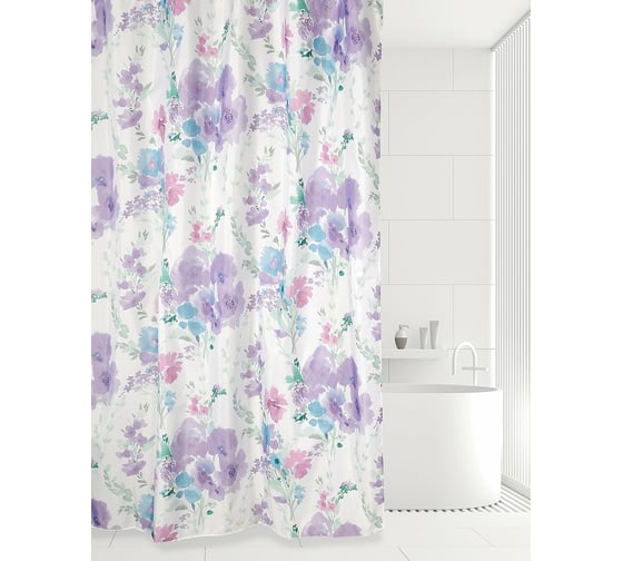 Штора для ванной комнаты Bath Plus 180х180 ROMANTIC FLOWER мульти ch-21270