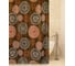 Штора для ванной комнаты Bath Plus 180х180 Round TOTEM коричневый ch-1207 1
