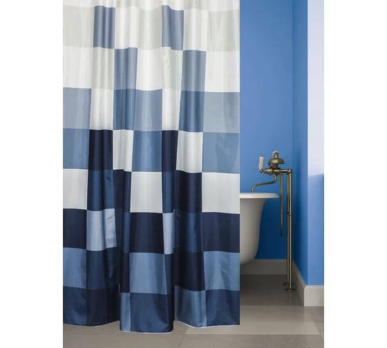 Штора для ванной комнаты Bath Plus 180х180 RUBIK'S CUBE grey blue ch-21289