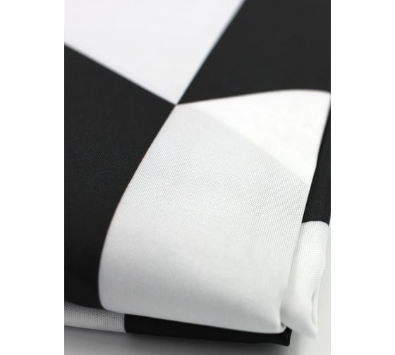 Штора для ванной комнаты Bath Plus 180х180 Staggered Square black ch-21303