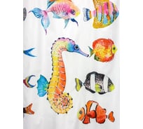 Штора для ванной комнаты Bath Plus 180х180 GORGEOUS FISH II multiy ch-21294