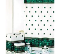 Штора для ванной комнаты Bath Plus Rome зеленая, 180х180 2115/1-P