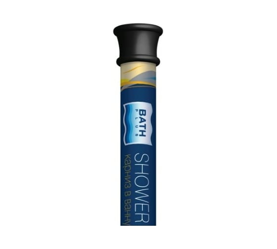 Карниз для ванной Bath Plus 115-210 черный KK-005
