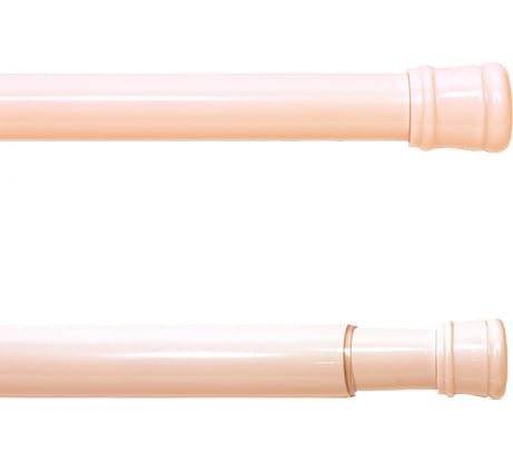 Карниз для ванной Bath Plus 122х218 бежево-розовый KK-001
