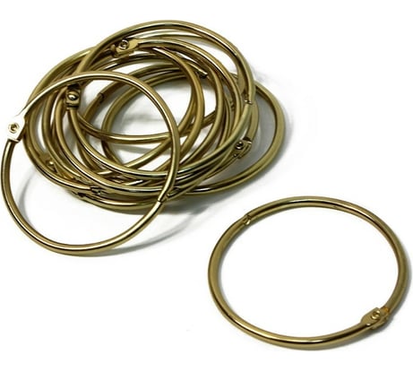 Кольца для штор Bath Plus DECOR COLLECTION золото 12 шт D58MM KDC-08