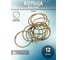 Кольца для штор Bath Plus DECOR COLLECTION золото 12 шт D58MM KDC-08 2