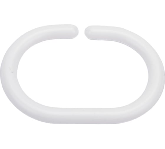 Кольца для штор Bath Plus 12 шт. белые AK-06