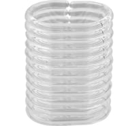 Кольца для штор Bath Plus 12 шт. прозрачные AK-04