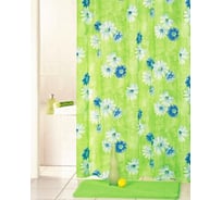 Штора для ванной комнаты Bath Plus Autumn зеленый, 180х180 2189/1-N