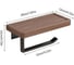 Держатель для туалетной бумаги с полочкой SANTRADE SM-HB2012 (орех) 0690 2
