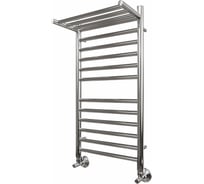 Водяной полотенцесушитель Point Аврора премиум П11 400x800 с полкой, хром PN10148SP