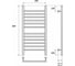 Электрический полотенцесушитель Point Аврора П12 400x800 левый/правый, хром PN10148SE 4