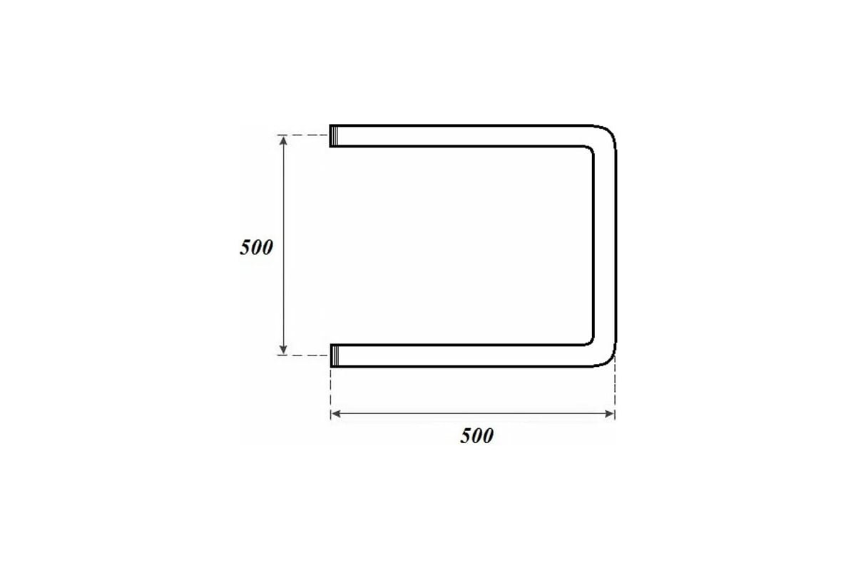 Водяной полотенцесушитель Point 500x500 П-образный (1