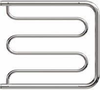 Водяной полотенцесушитель Point 600x500 Фокстрот с полкой, хром PN25665P