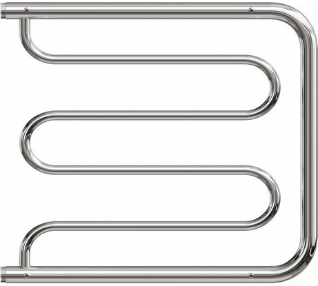 Водяной полотенцесушитель Point 600x700 Фокстрот с полкой, хром PN25667P