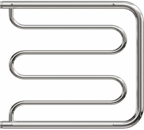 Водяной полотенцесушитель Point 600x600 Фокстрот с полкой, хром PN25666P